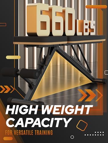 660 LBS Capacity Incline Decline Weight Bench C465