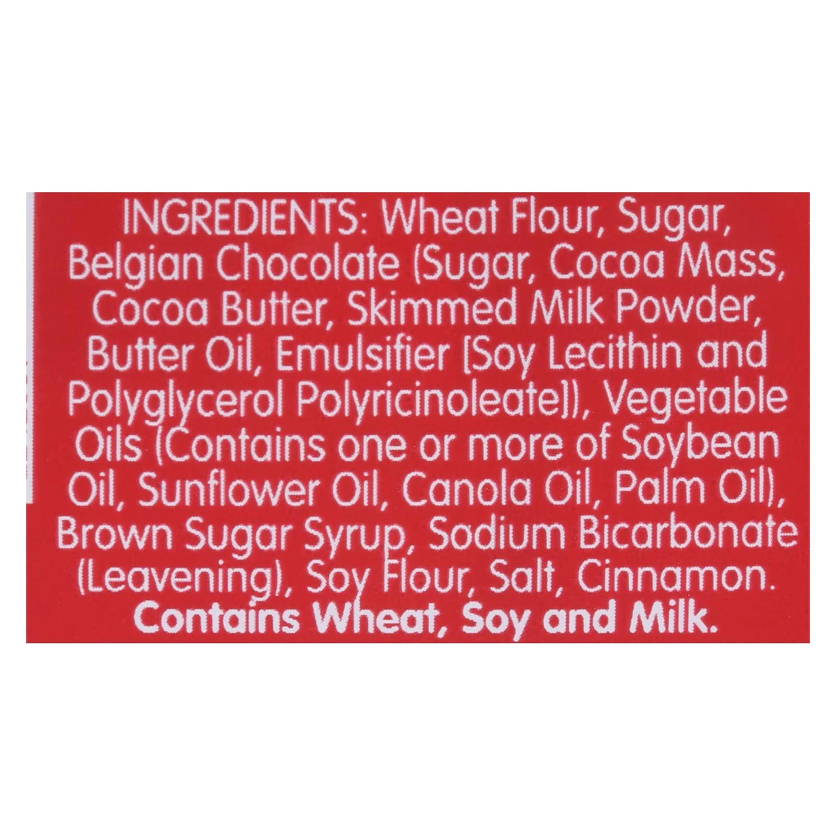 Case of 12 - 5.4 OZ Caramelized Biscuits With Belgian Chocolate X307