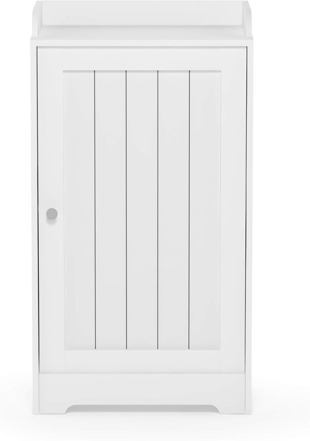 Espresso Standing Louver Door Cabinet S7194