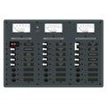 Blue Sea 8084 AC Main +6 Positions/DC Main +15 Positions Toggle Circuit Breaker Panel - Megean S13448