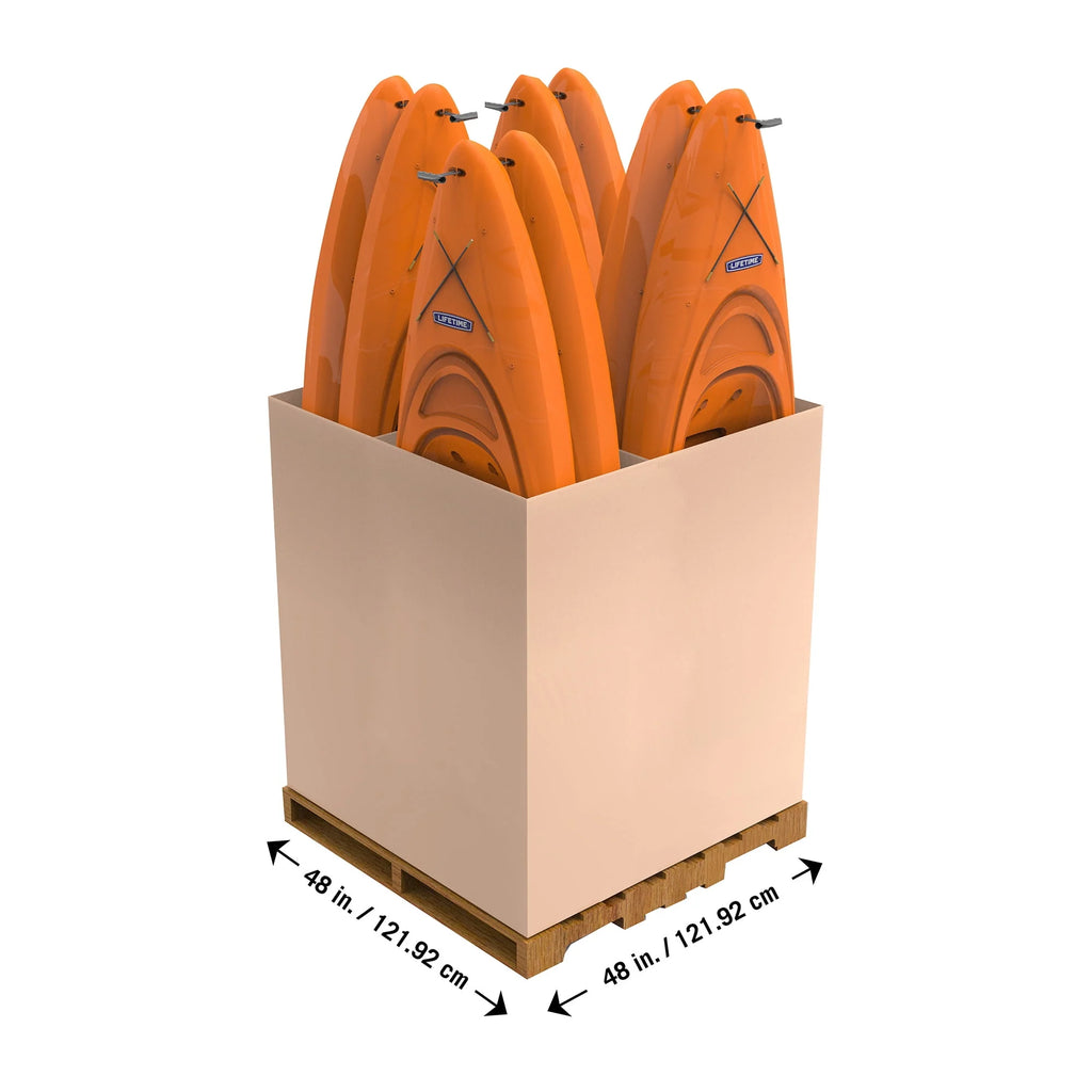 Orange 8 ft Sit-In Kayak J40391