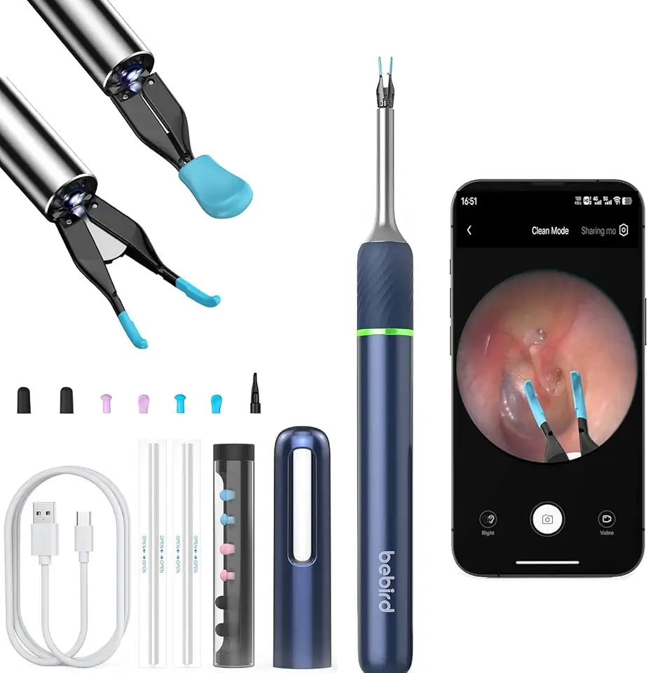 Ear Wax Tweezers with Camera and Light R653