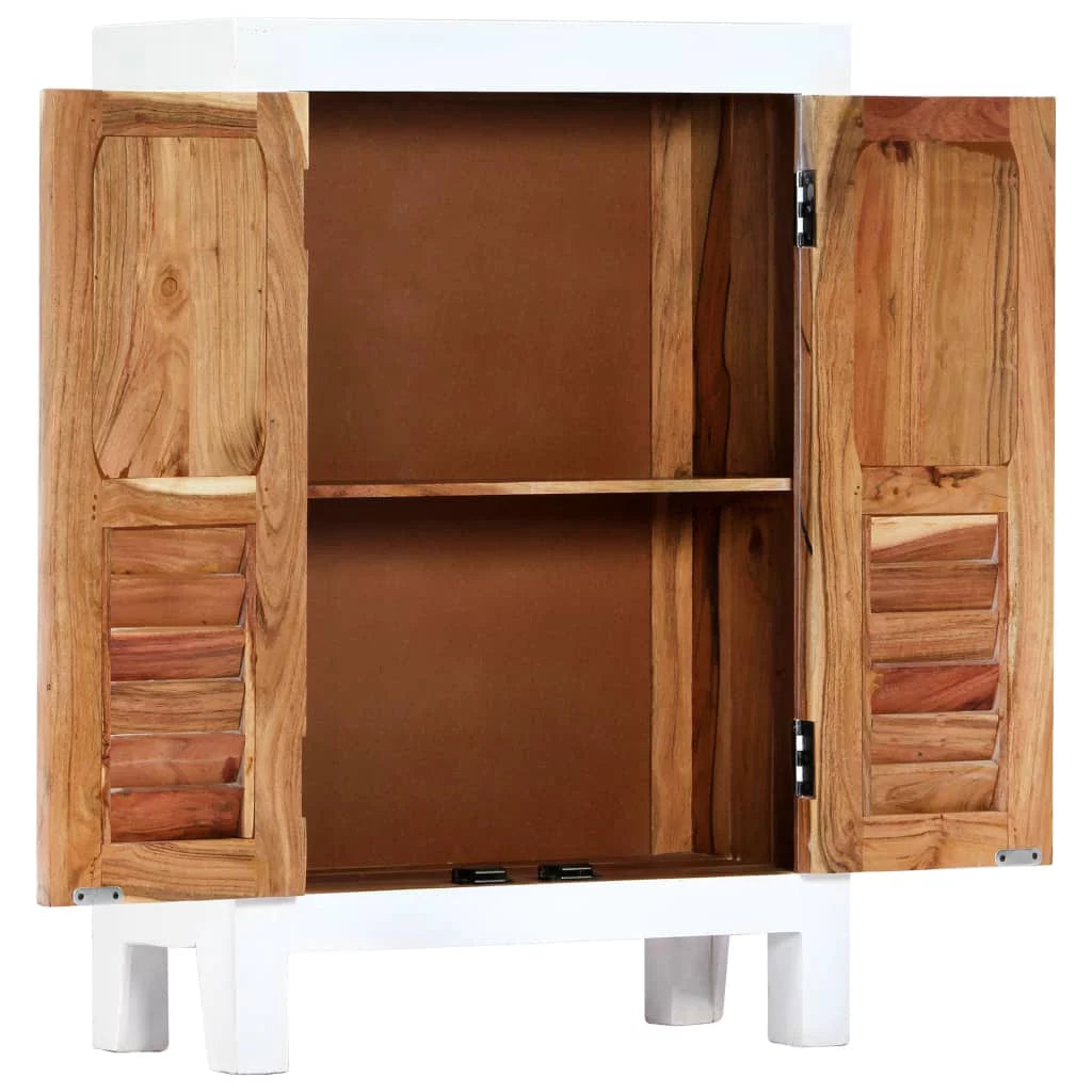 White Solid Mango Wood Sideboard Y71109