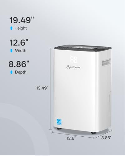 52 Pints Dehumidifier with Drain Hose J961064