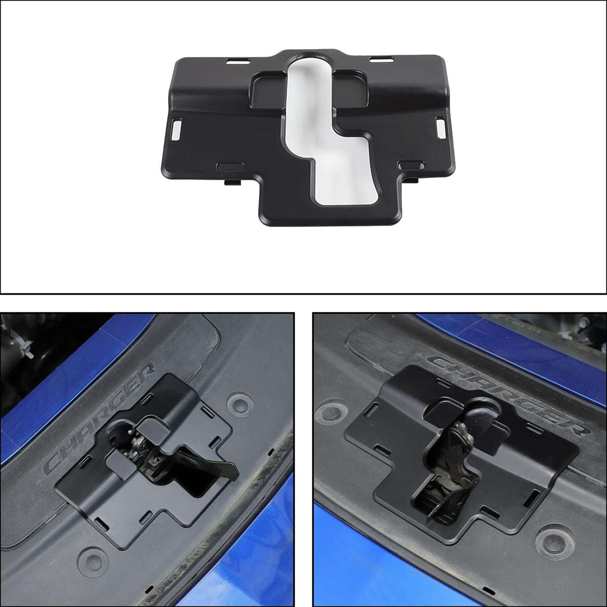 Engine Hood Lock Trim Dust-Proof Protection Gap Cover K242