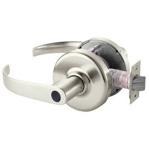 Cylindrical Lock Satin Nickel Plated Clear Coated U572