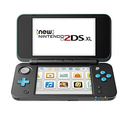 Black + Turquoise Nintendo 2DS XL with Mario Kart 7 Pre-installed V45437