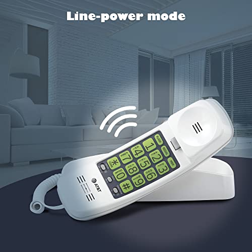 Corded Home Phone with Extra Big Buttons, Black C478