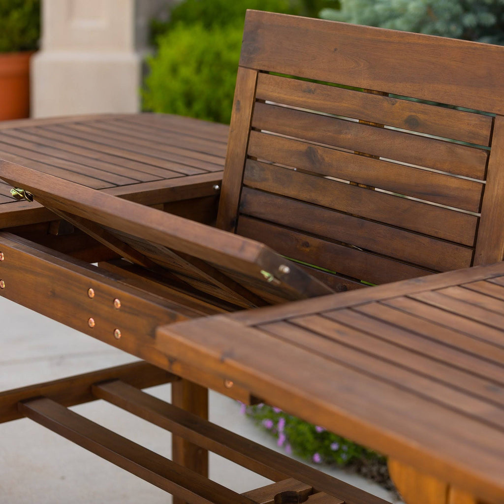 Dark Brown Acacia 3-Piece Patio Dining Set J10067