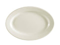 Stoneware Oval Platter, American White, Box of 12 O3217