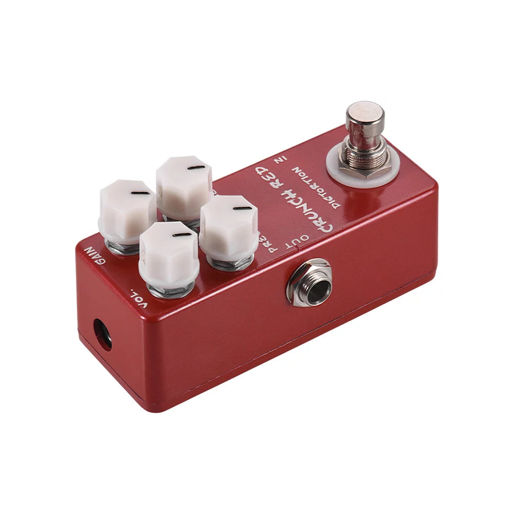 CRUNCH RED Distortion Guitar Effect Pedal S3628