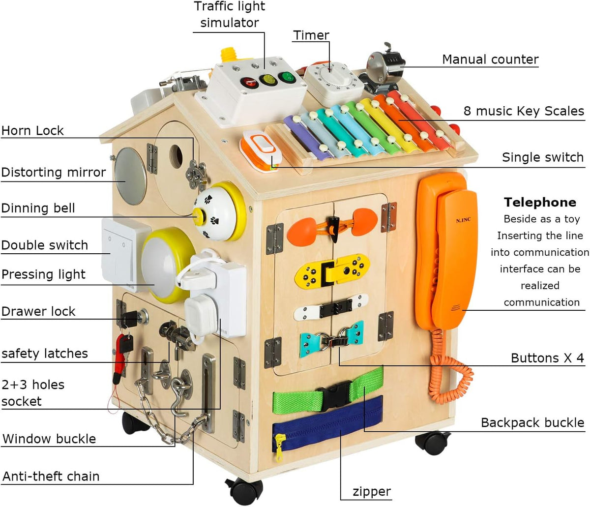 Busy Board House for Toddlers A803457