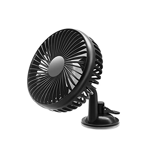 Black USB Powered Portable Vehicle Fan D504463