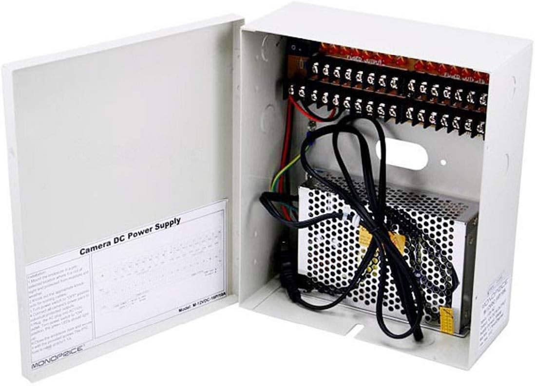 4 Channel 12V DC 5 Amps CCTV Camera Power Supply X909341