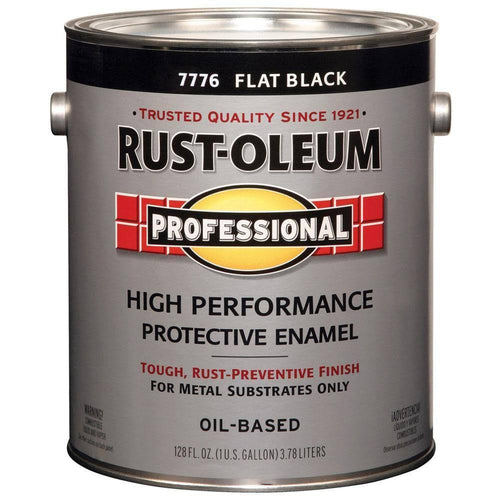 1 gal. Flat Black Oil-Based Interior/Exterior Paint 2-Pack H785802