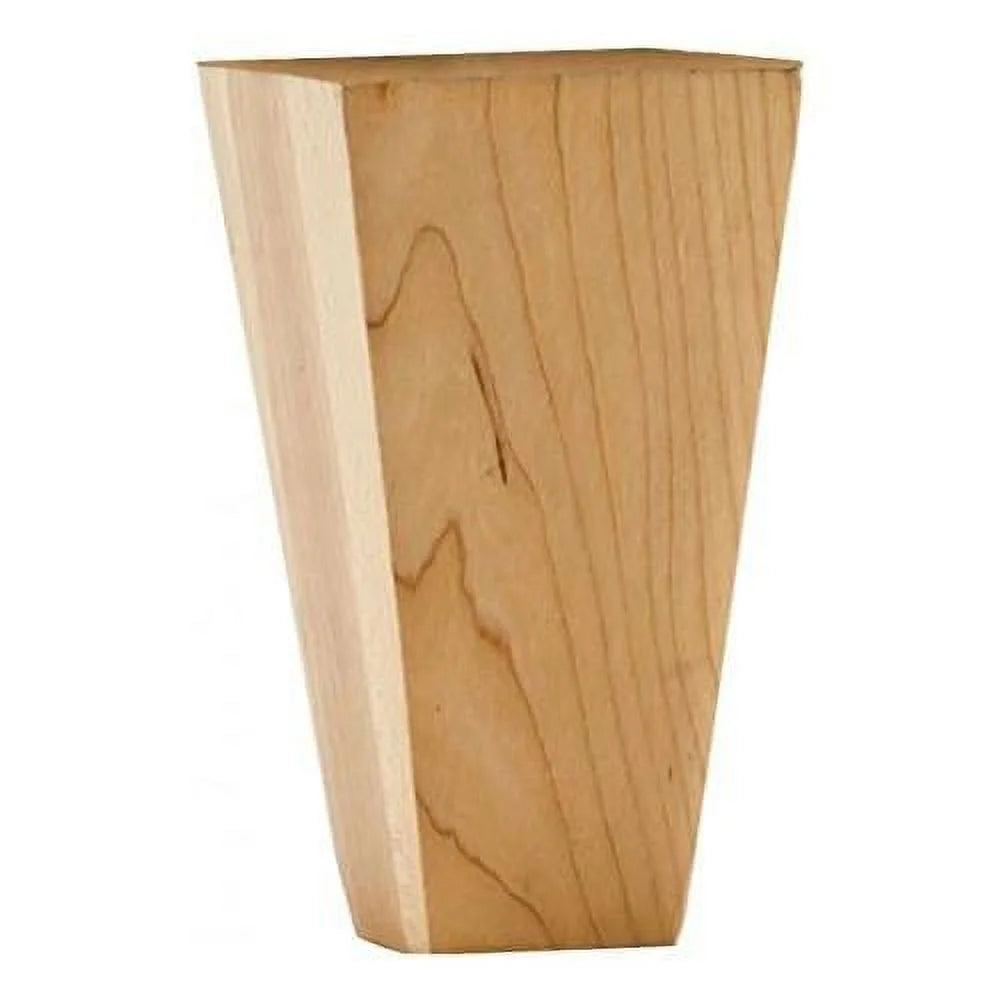 Cabinet Furniture Leg 2-1/4" X 4" Maple P93438