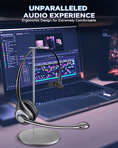 Corded Telephone Headset with Noise Canceling Mic and Quick Disconnect I6706