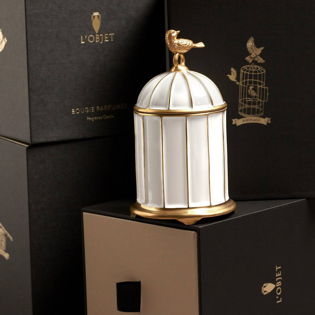 Bird Cage Candle D17075