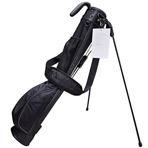 Lightweight Mini Golf Stand Bag with Rain Cover and Removable Padded Shoulder Strap G170