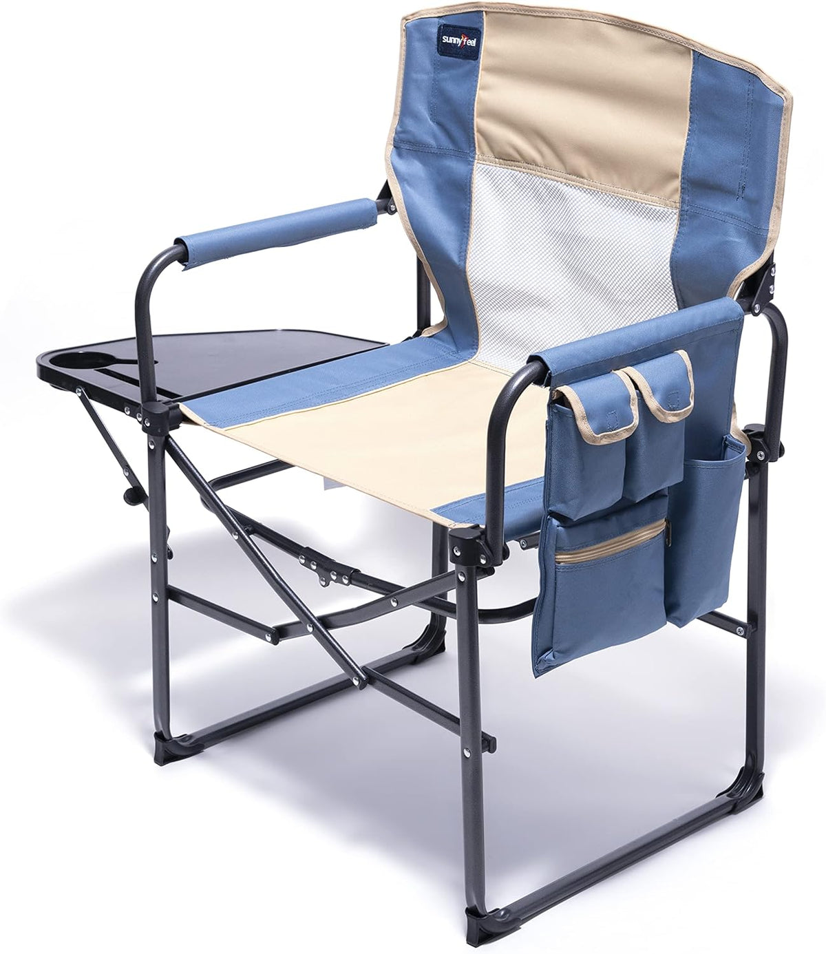 Oversized Portable Folding Camping Chair with Side Table T685