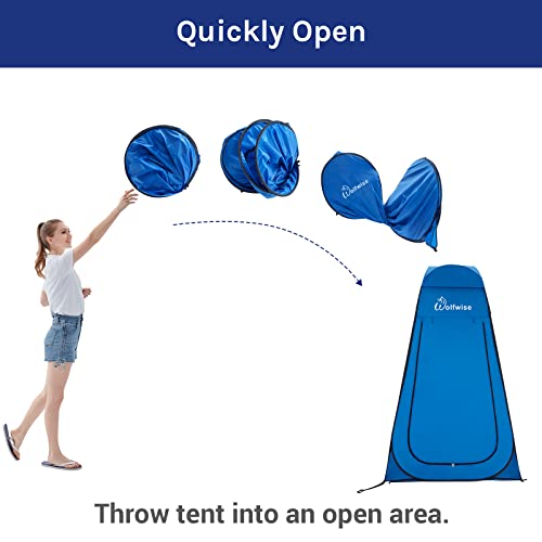 Pop Up Privacy Shower Tent Portable Outdoor Sun Shelter Camp Toilet Changing Dressing Room B756267