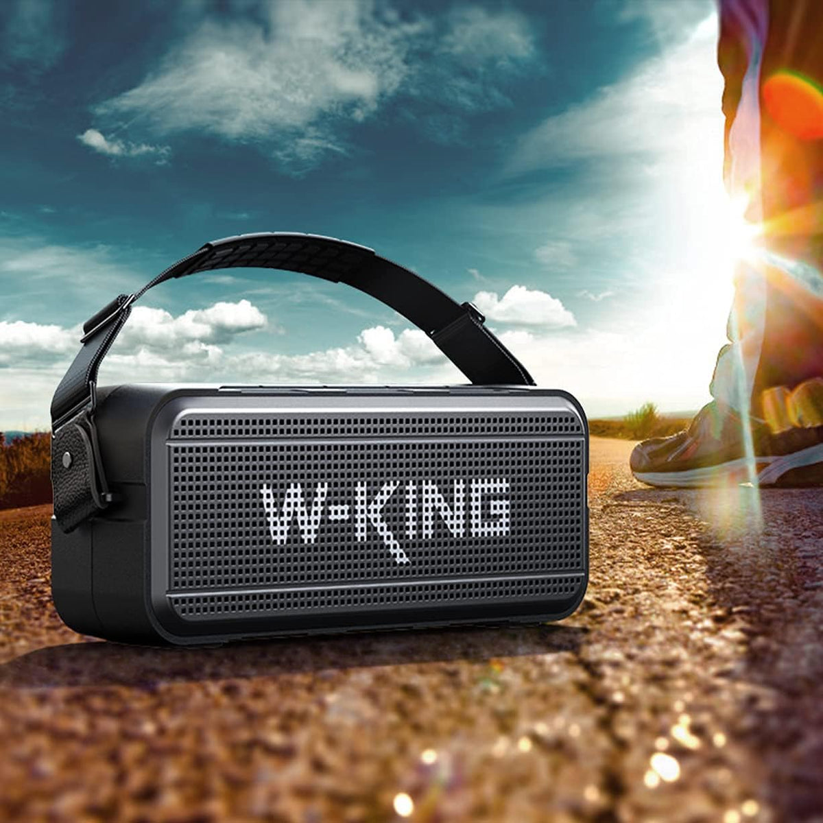 60W IPX6 Waterproof Portable Bluetooth Speaker with 8000mAh Power Bank K4509
