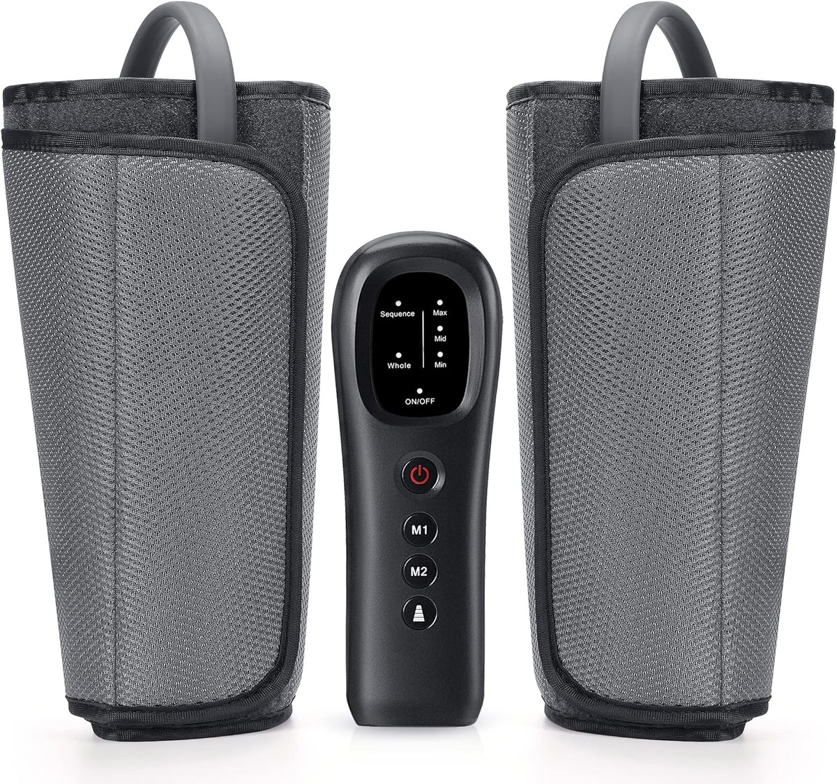 Air Compression Leg Massager with Handheld Controller, 2 Modes 3 Intensity Levels C7145