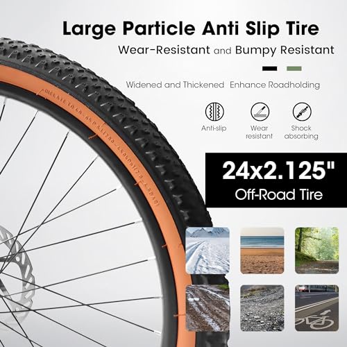 24 26 Inch Steel Aluminum Alloy Frame Mountain Bike F8092