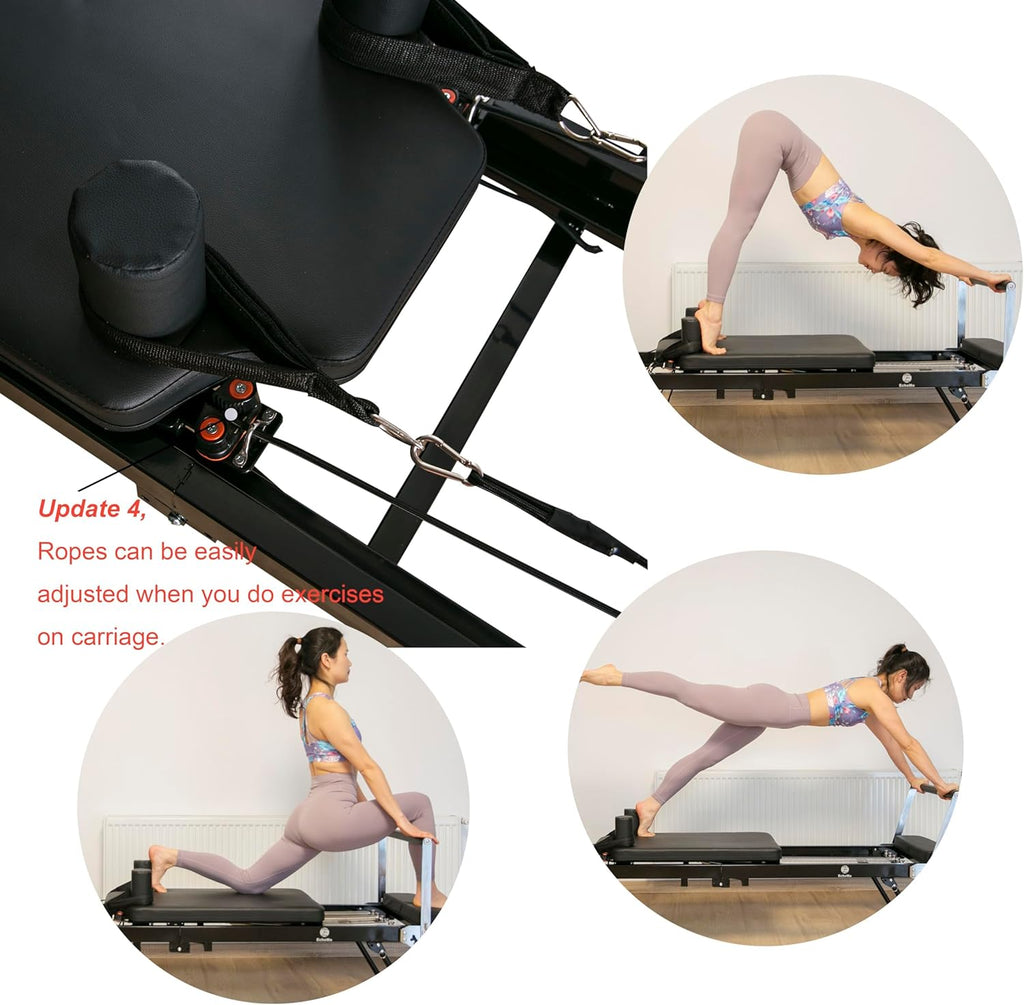 Updated Longer Size Pilates Reformer with Alloy Springs R344500