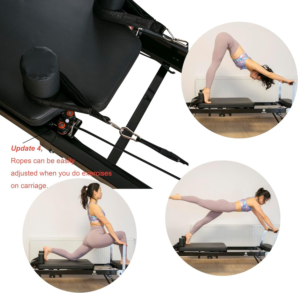 Updated Longer Size Pilates Reformer with Alloy Springs R344500