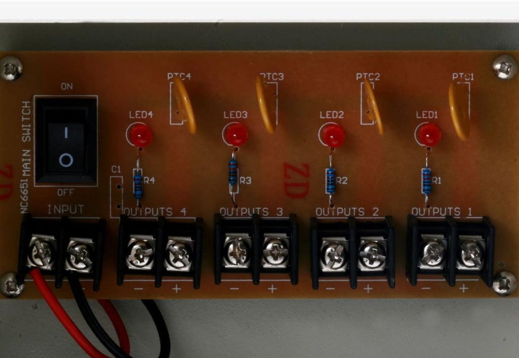 4 Channel 12V DC 5 Amps CCTV Camera Power Supply X909341