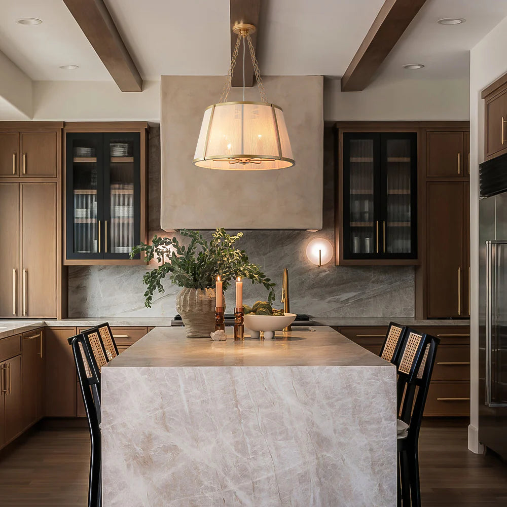 6-Light Dimmable Dome Kitchen Island Pendant F268237