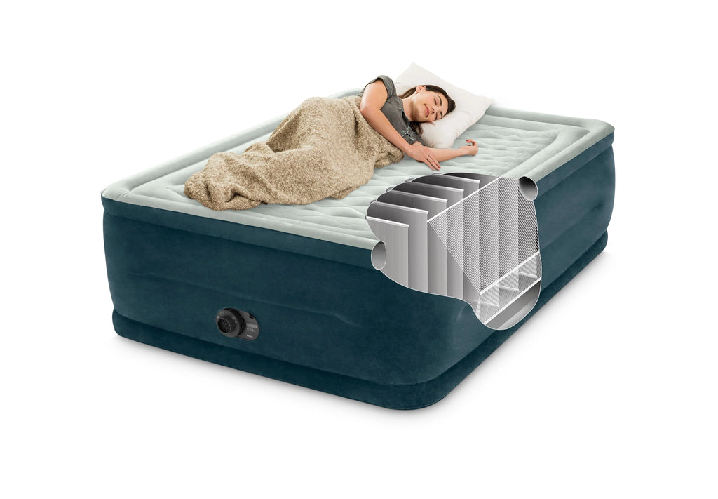 Full Dura-Beam Airbed Mattress with Internal Pump R45052