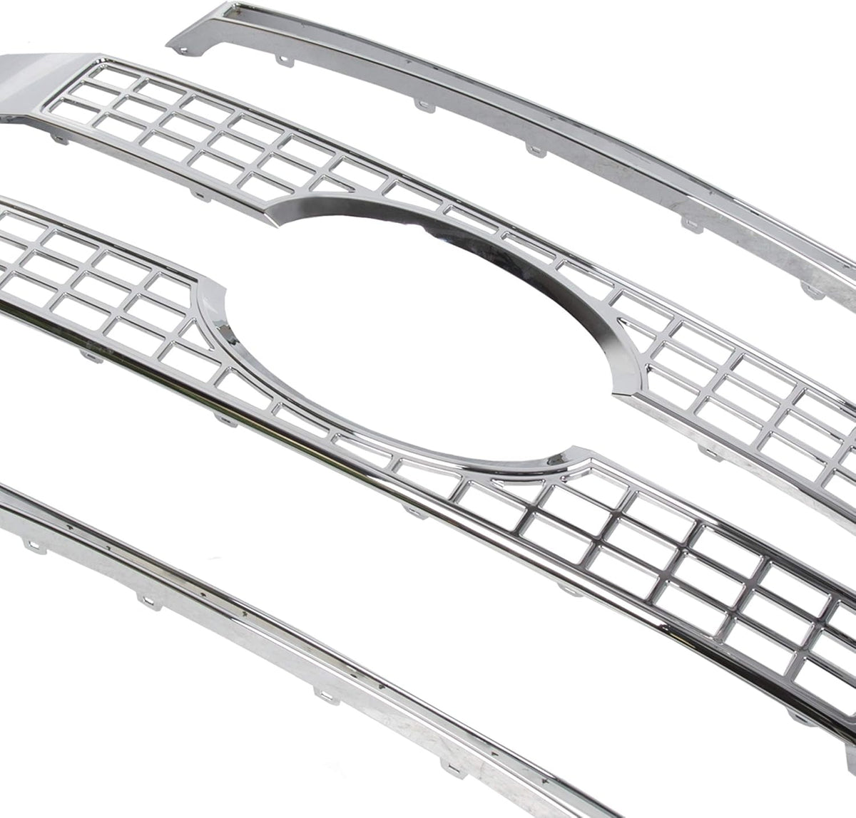 Chrome Front Hood Bumper Grille 4PCS S3539