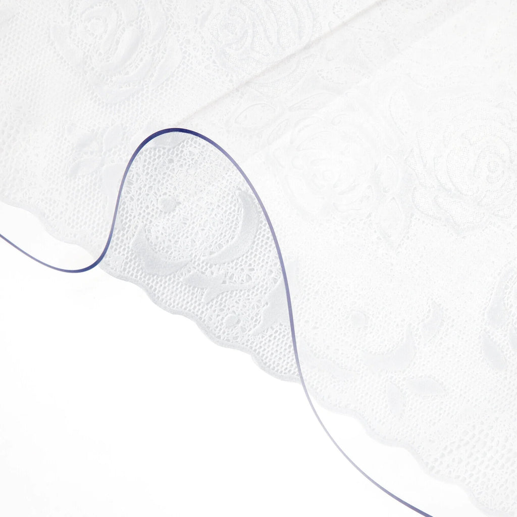 36x60" PVC Waterproof Transparent Tablecloth F822