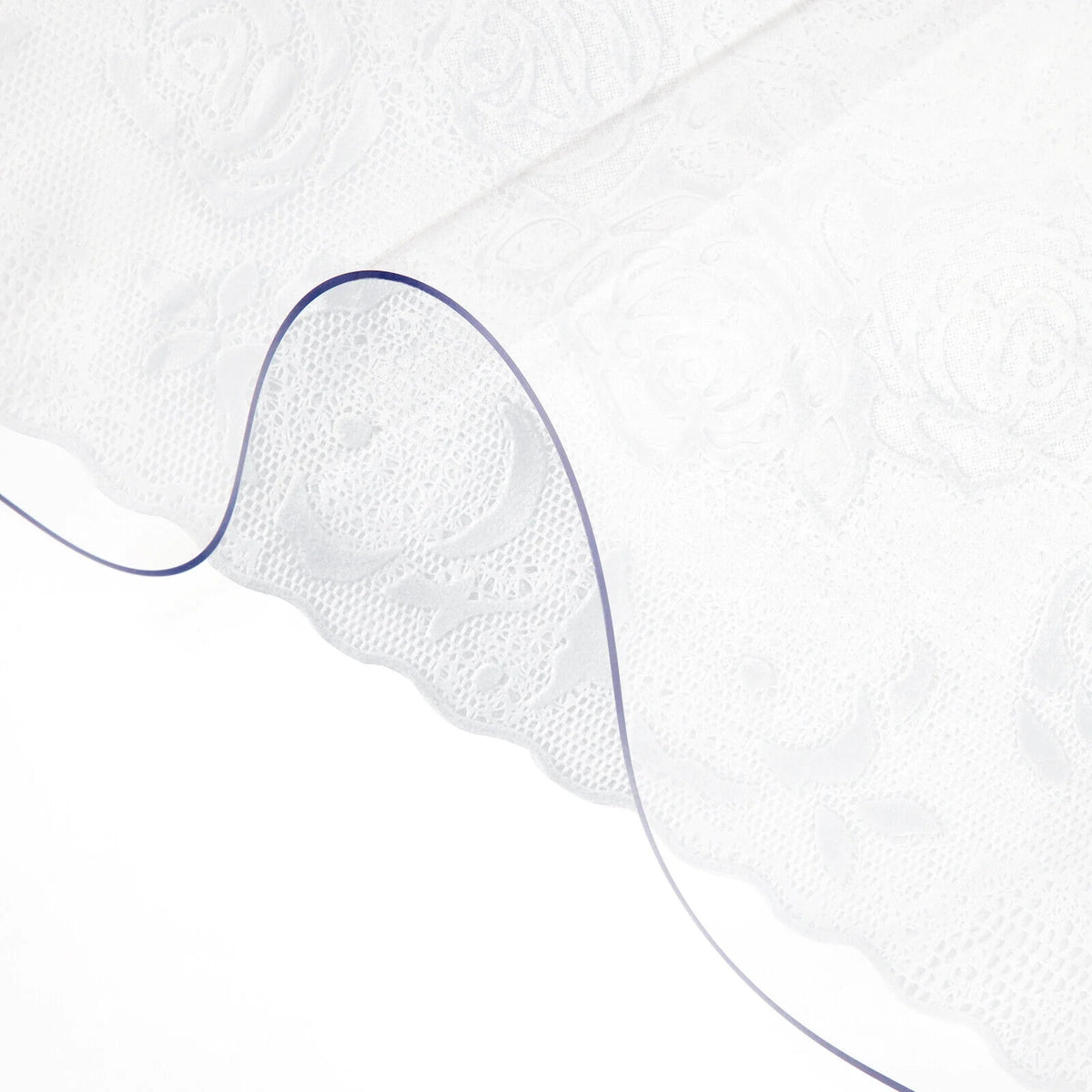 36x60" PVC Waterproof Transparent Tablecloth F822