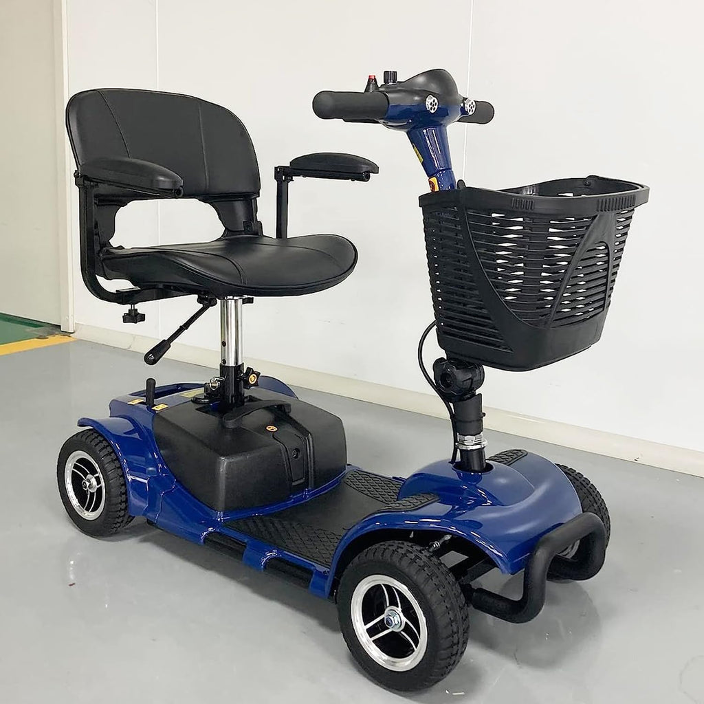 Blue Collapsible 4 Wheel Mobility Scooter P67114