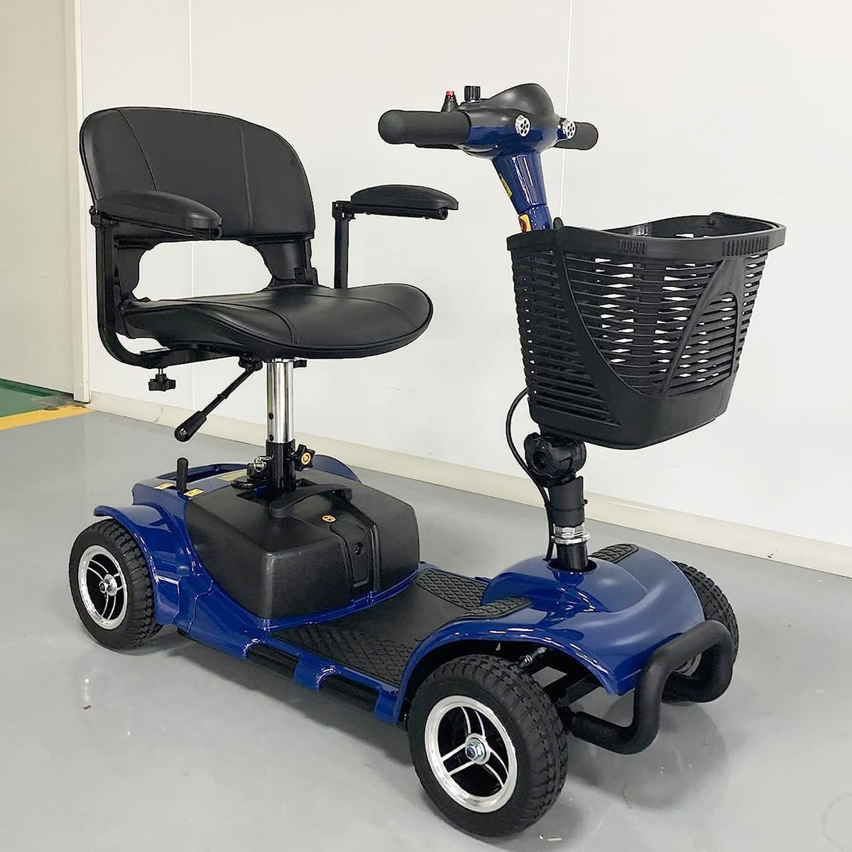 Blue Collapsible 4 Wheel Mobility Scooter P67114