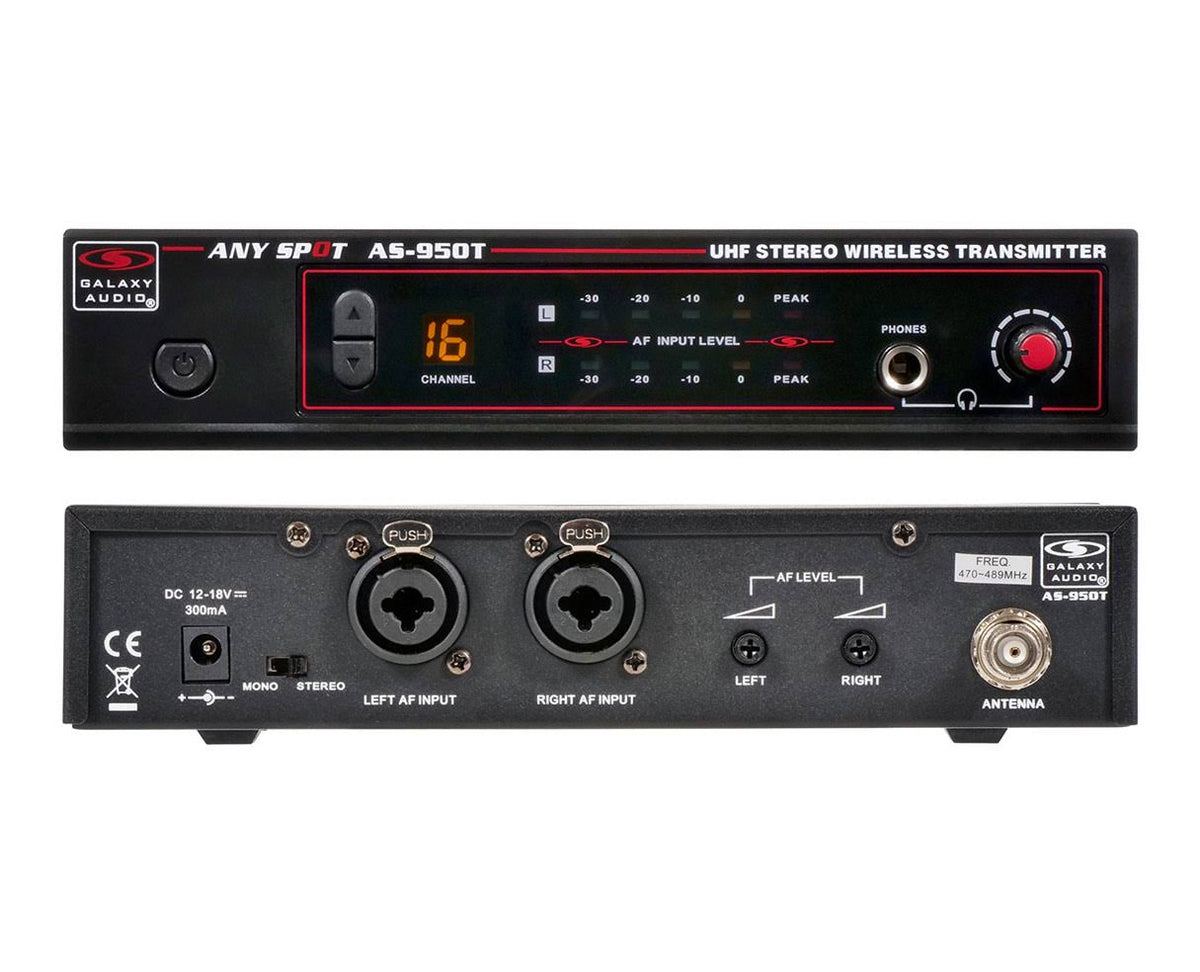 Black In-Ear Wireless System Y1931