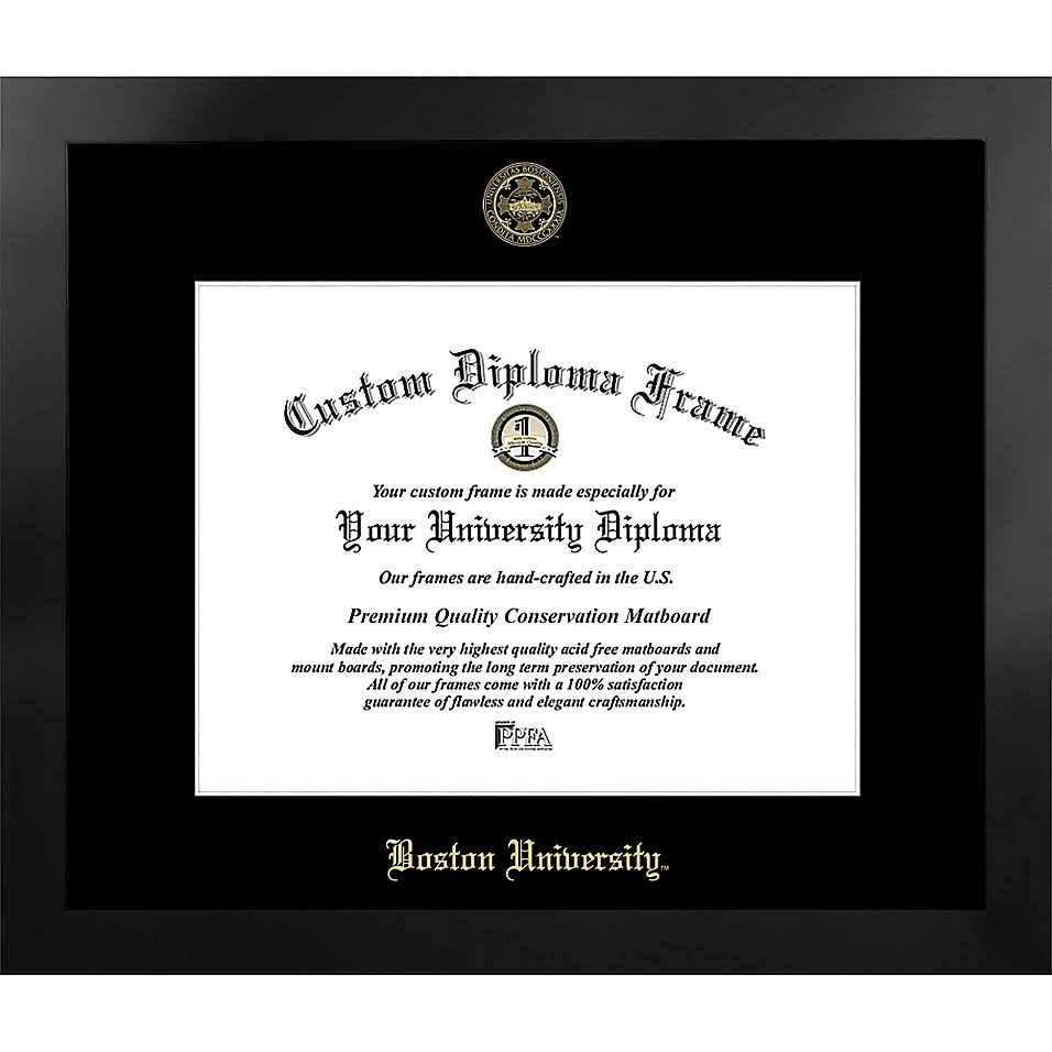 Single Mat Embossed Diploma Picture Frame H750300