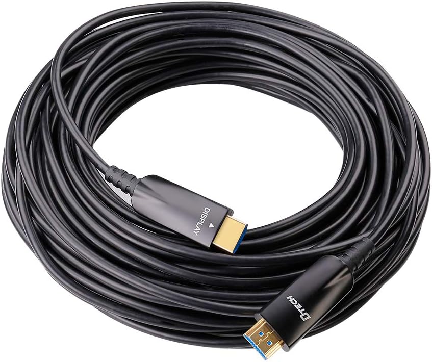 328 Feet Fiber Optic HDMI Cable 4K 30Hz 1080p 60Hz Black U163