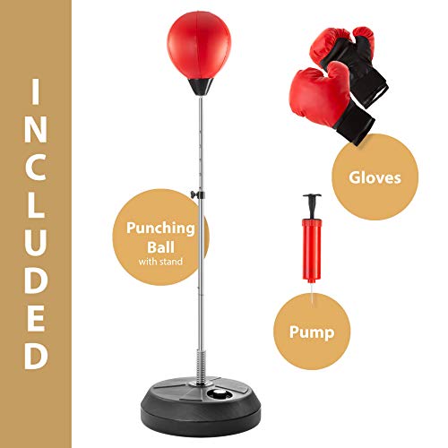 Height Adjustable Punching Bag with Stand S4722
