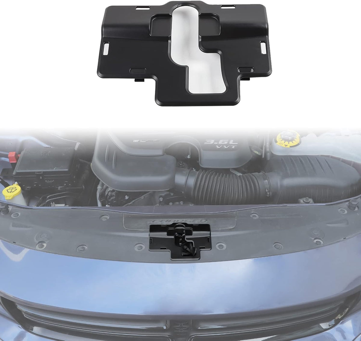 Engine Hood Lock Trim Dust-Proof Protection Gap Cover K242