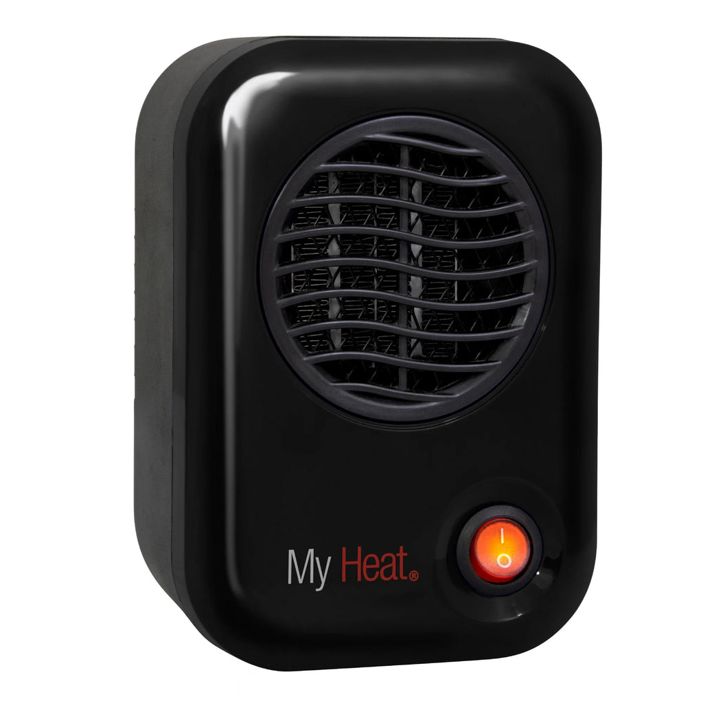Black 6" Personal Tabletop Space Heater V5722