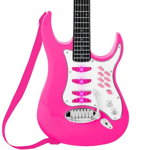 Blue Kids Electric Musical Guitar Play Set with Microphone and Amp A75526