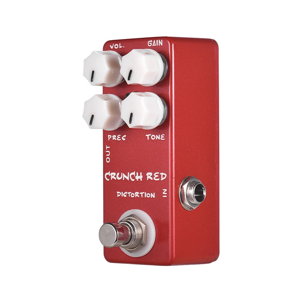 CRUNCH RED Distortion Guitar Effect Pedal S3628
