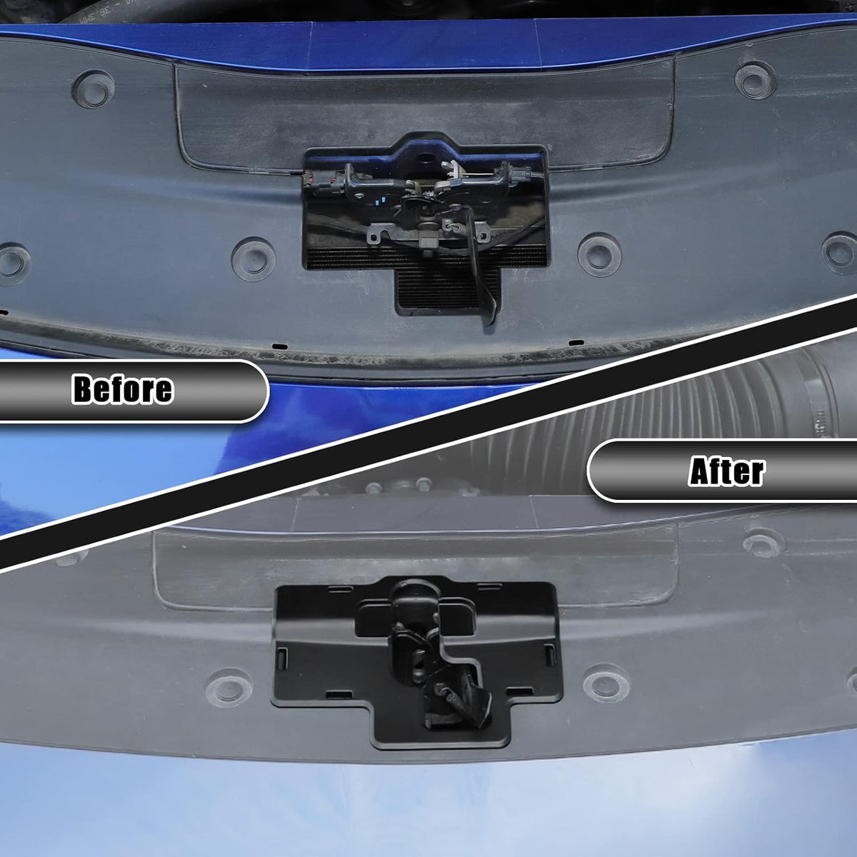 Engine Hood Lock Trim Dust-Proof Protection Gap Cover K242