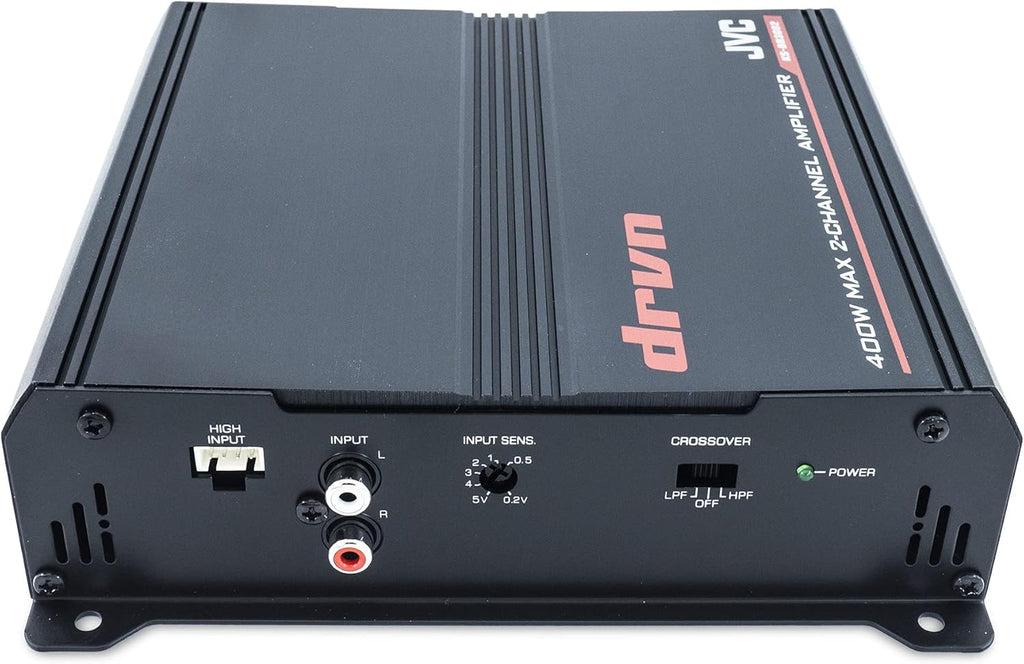 2-Channel Car Amplifier 400 Watts Class A/B Bridgeable H838479
