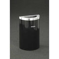 16 Gallon Satin Black Trash Can D44820