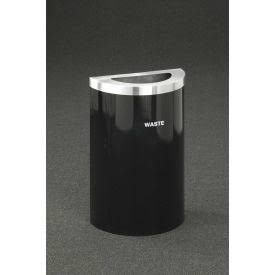 16 Gallon Satin Black Trash Can D44820